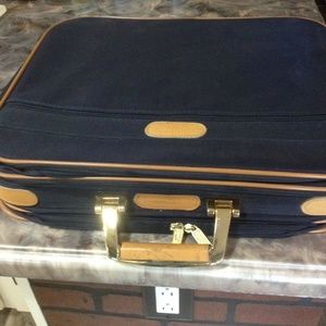 LONDON FOG SOFT SIDE CANVAS BRIEFCASE LAPTOP BAG